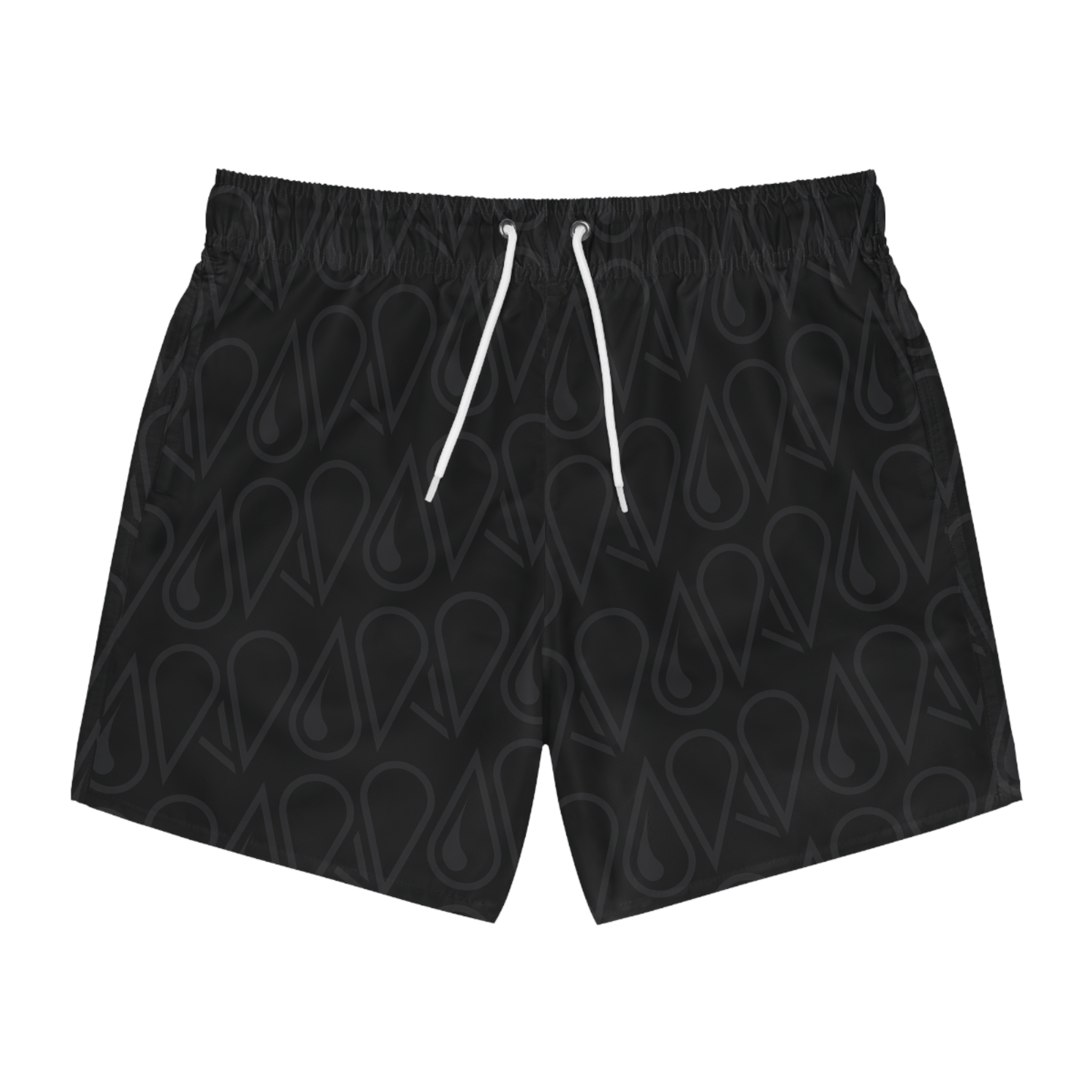 Front view of the DELTA swim trunks.